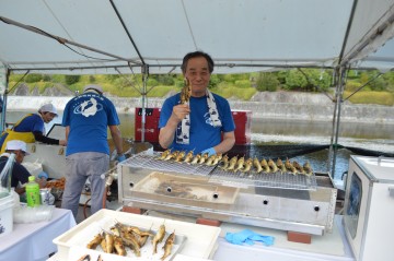 2023年の様子　鮎はありますよ！