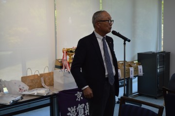 パーティーにて石倉会長のご挨拶